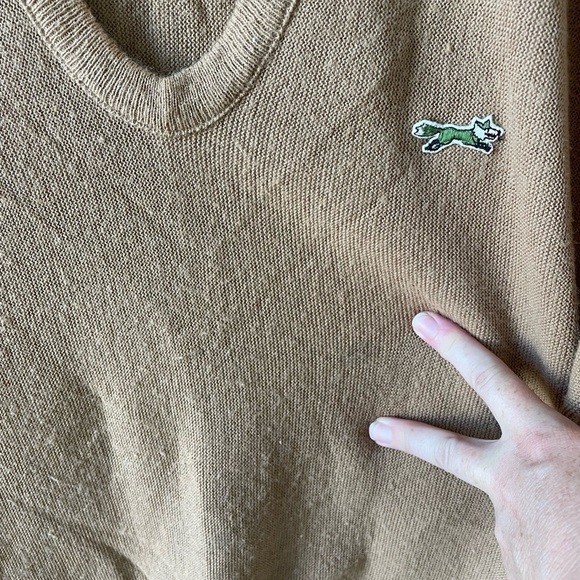 VINTAGE JCPenney The Fox sweater, tan, size Large, great condition for age - Picture 5 of 7